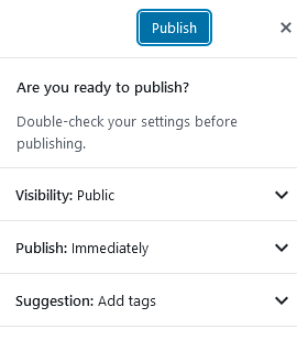 Advanced WordPress Post publish settings