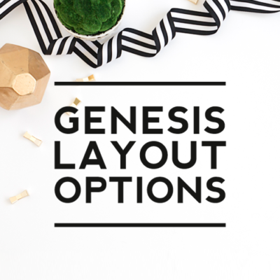 Remove & add a sidebar with Genesis layout extras